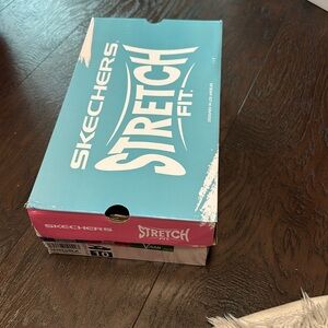 Brand new in box Skechers black sandals.